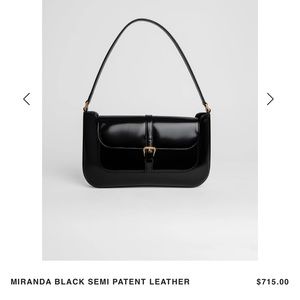Miranda Semi patent leather bag